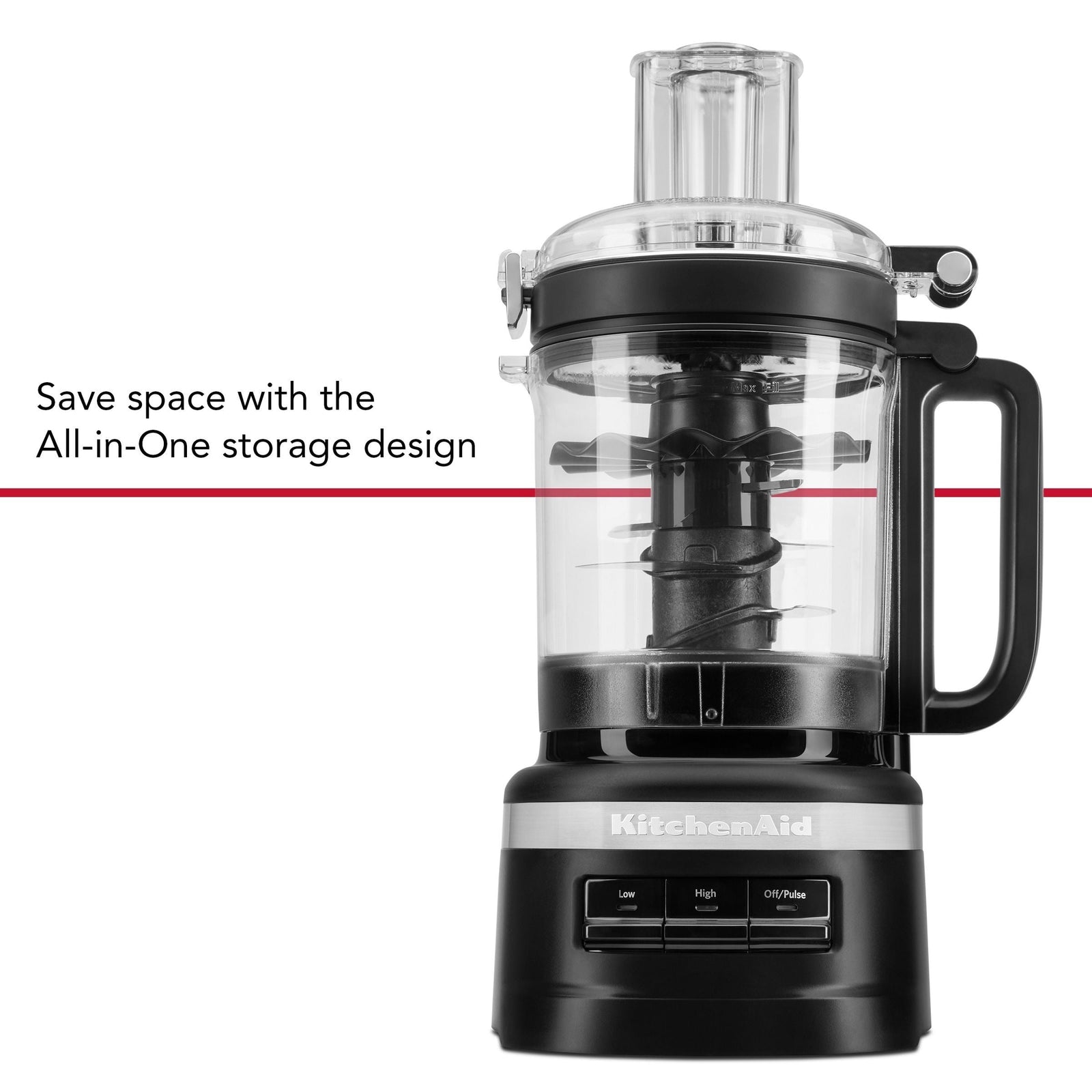 Food Processor Plus Black Matte, 9 Cups W2K7 - product image 3
