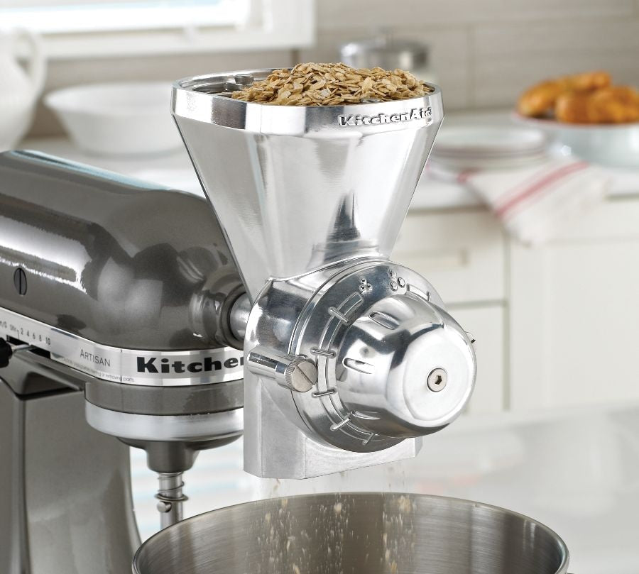 Grain Mill Stand Mixer Attachment with 12 Grind Levels F2D9 - product image 7