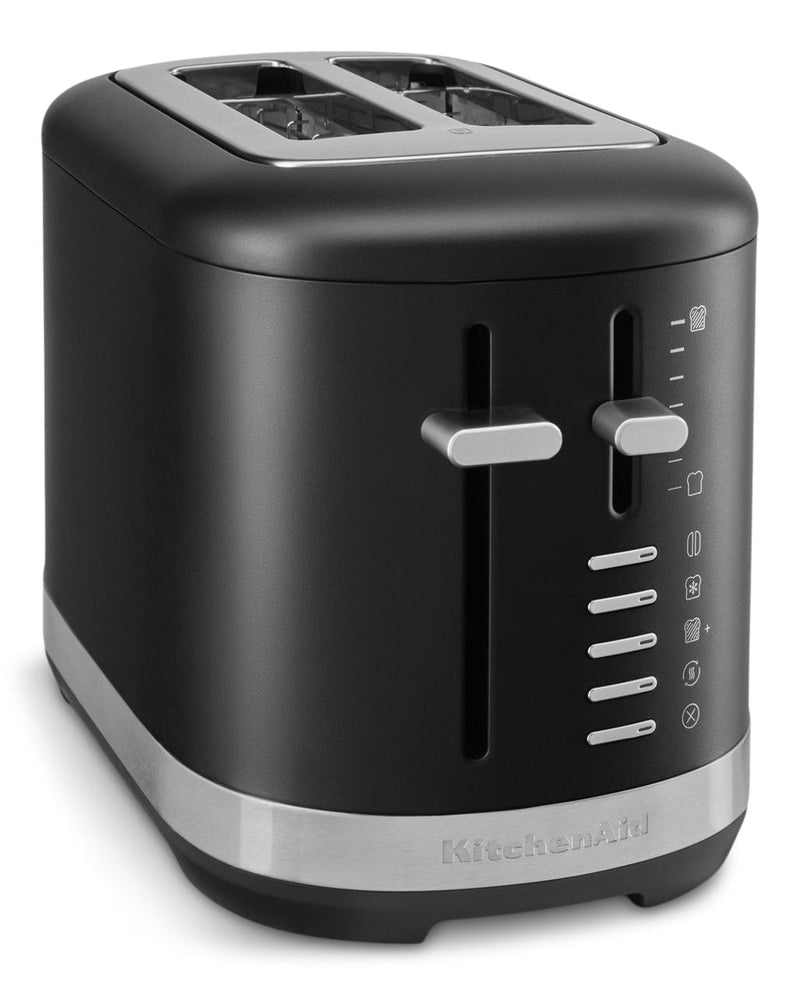 Toaster with Extra-Wide Slots, Matte Black A1A7