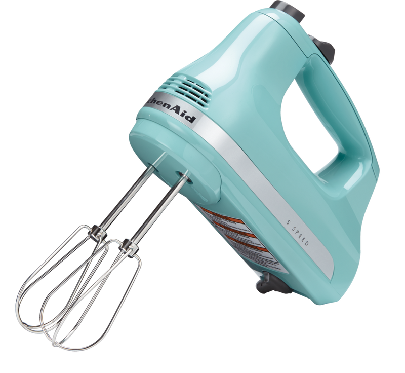 Ultra Power 5-Speeds Hand Mixer with Turbo Beater Aqua Sky X7Q9