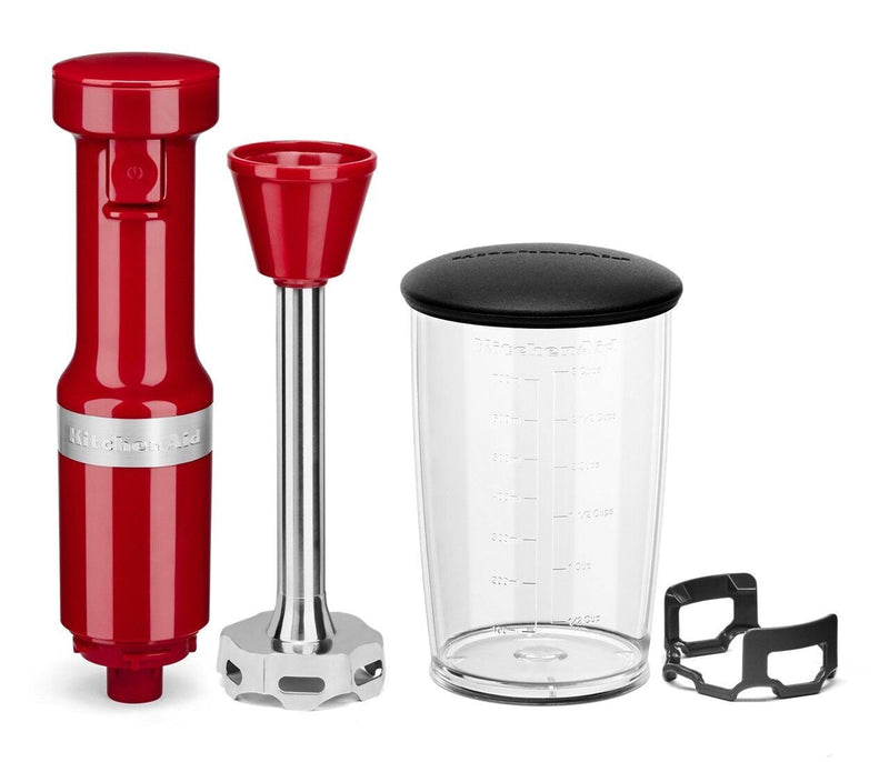 Variable Speed Corded Hand Blender with Blending Jar, Empire Red A8M2