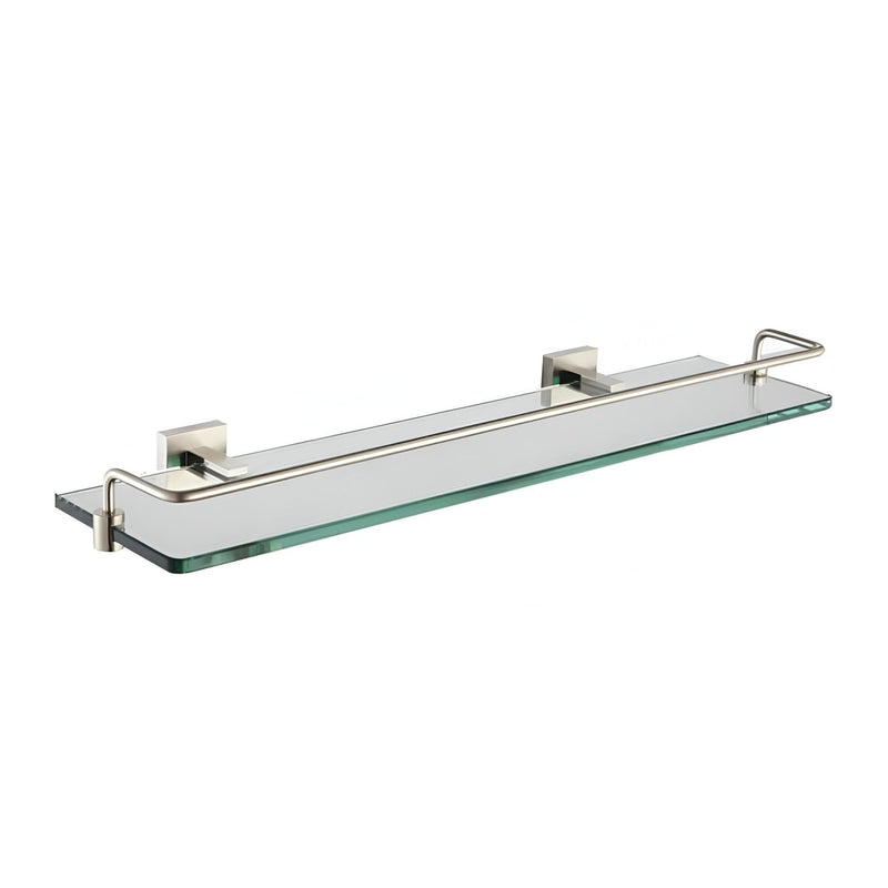 Bathroom Accessories Rust-Resistant Shelf with Railing V9R8