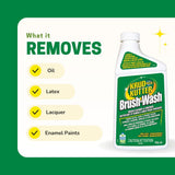 Brush-Wash Cleaner & Renewer For Oil, Latex & Enamel Paint, Non-Toxic, 946-mL T5O2 - product image 6