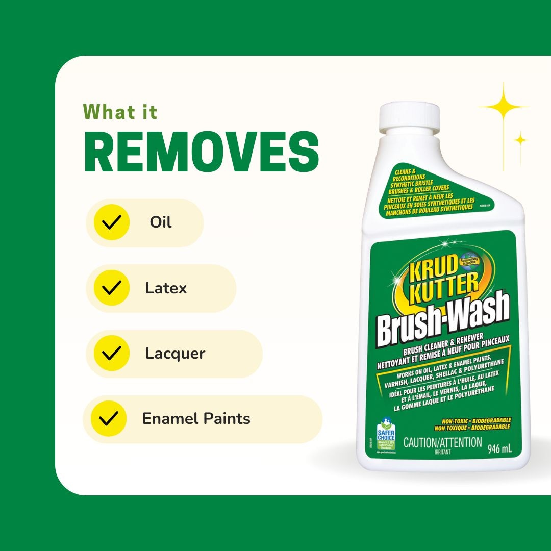 Brush-Wash Cleaner & Renewer For Oil, Latex & Enamel Paint, Non-Toxic, 946-mL T5O2 - product image 6