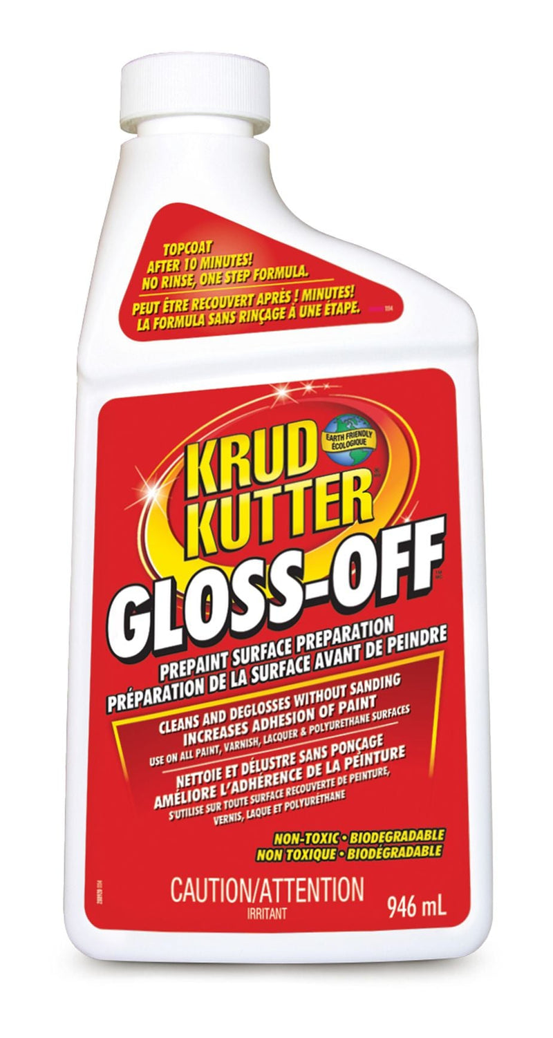 Gloss-Off Pre-Paint Surface Preparation, Cleaner & Deglosser Without Sanding, 946-mL H6Q9