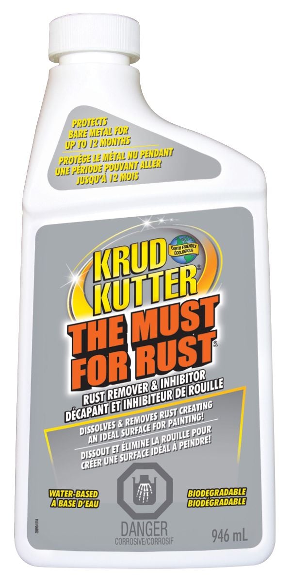 Water-Based Liquid Rust Remover & Inhibitor, Biodegradable, 946-mL J7Q0