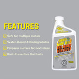 Water-Based Liquid Rust Remover & Inhibitor, Biodegradable, 946-mL J7Q0 - product image 6