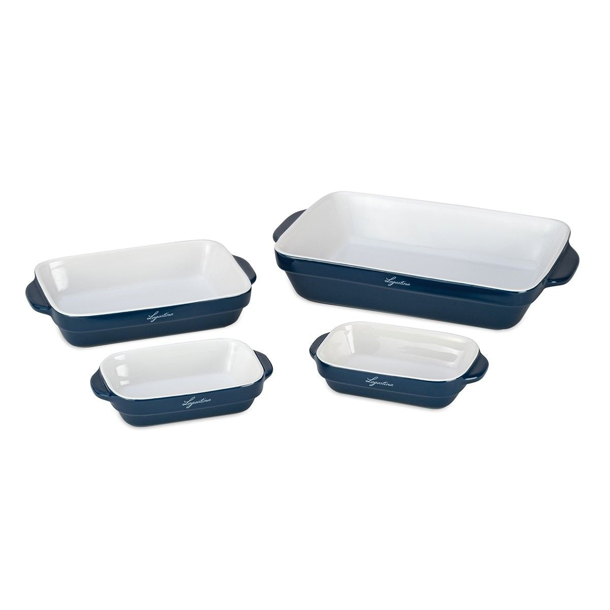 Ceramic Bakeware Set, Blue, 4-pc R0I0 - product image 1