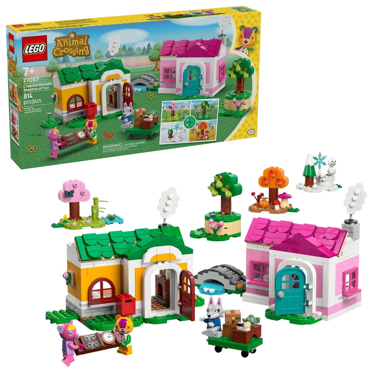 Animal Crossing Creative Houses: Seasons of Fun - 77057, 814-pcs, Ages 7+ U0W9 - product image 1