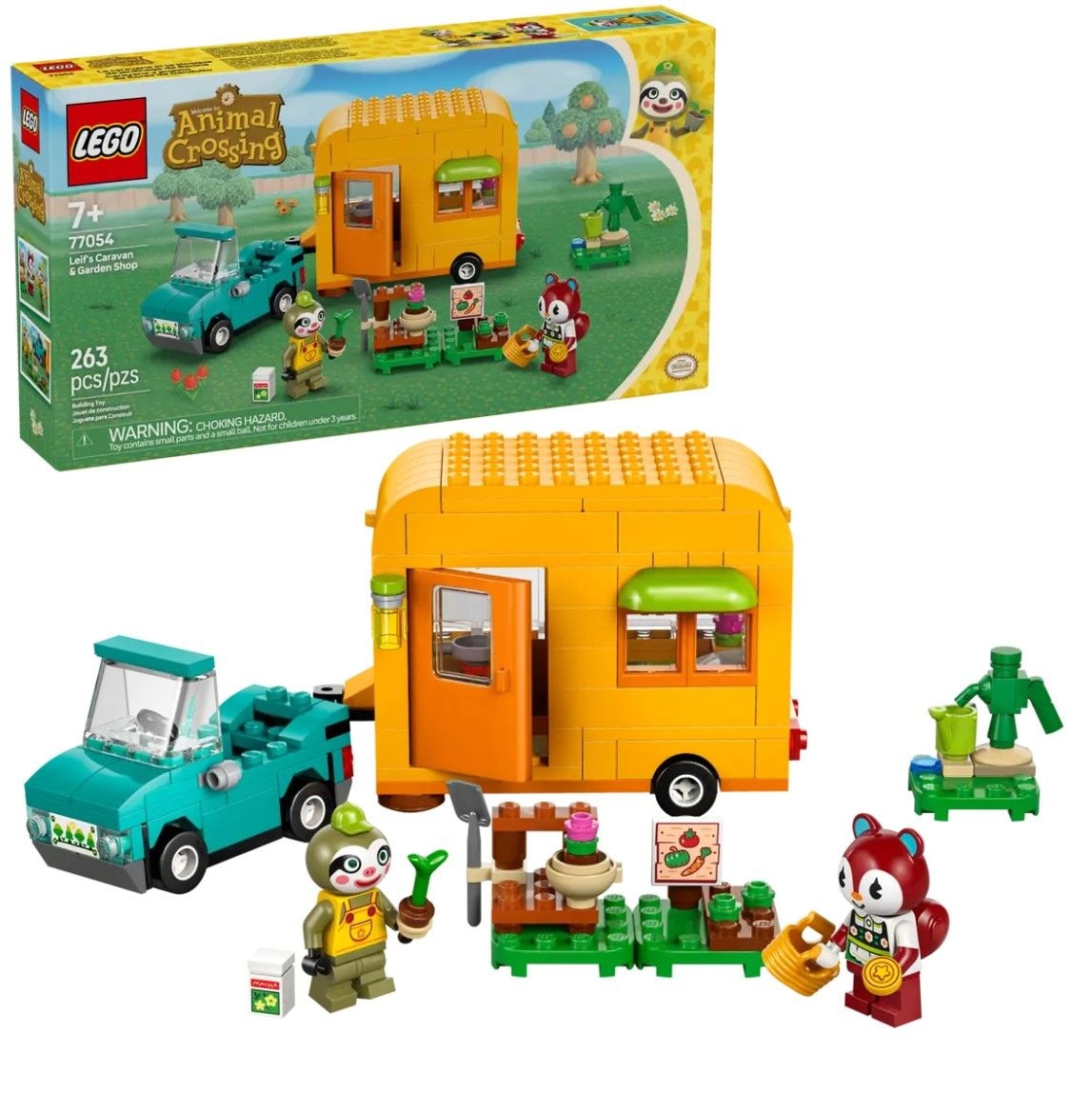Animal Crossing Leif's Caravan & Garden Shop - 77054, 263-pcs, Ages 7+ I5V5 - product image 1