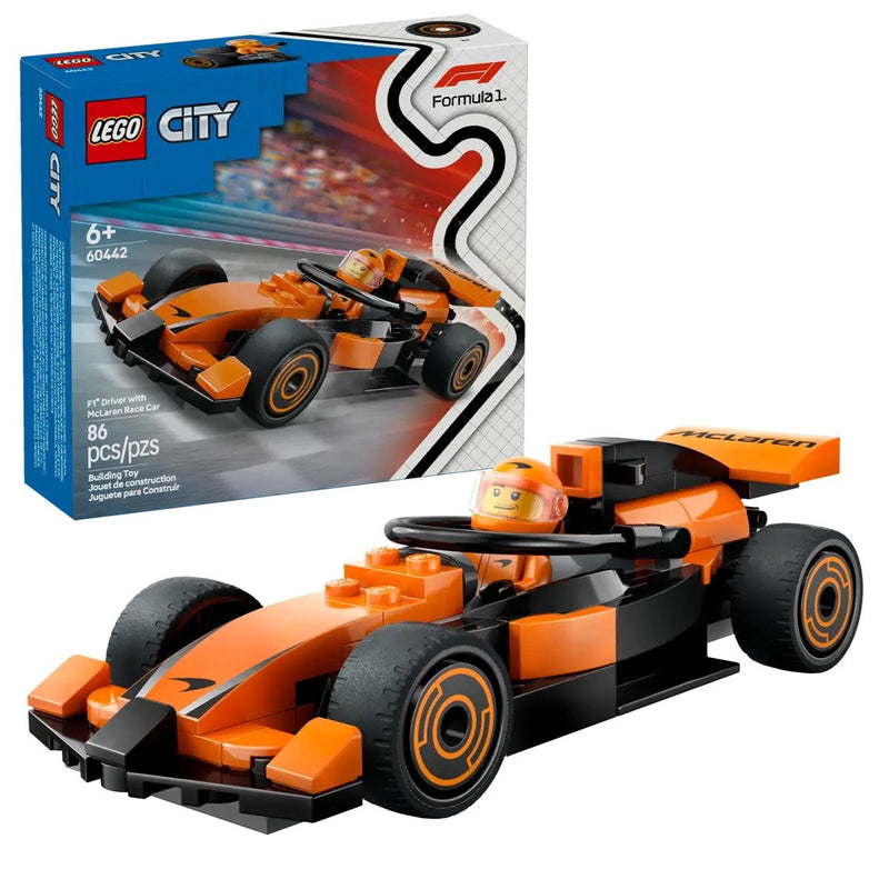 City 60442 F1 Driver with McLaren Race Car, 86-pc P5K5