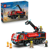 City Airport Fire Truck Building Set - 60499, 691-pcs, Ages 7+ R0Z7 - product image 1