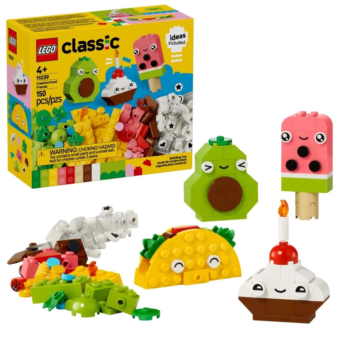 Classic Creative Food Friends - 11039, 150-pcs, Ages 4+ H7M1 - product image 1