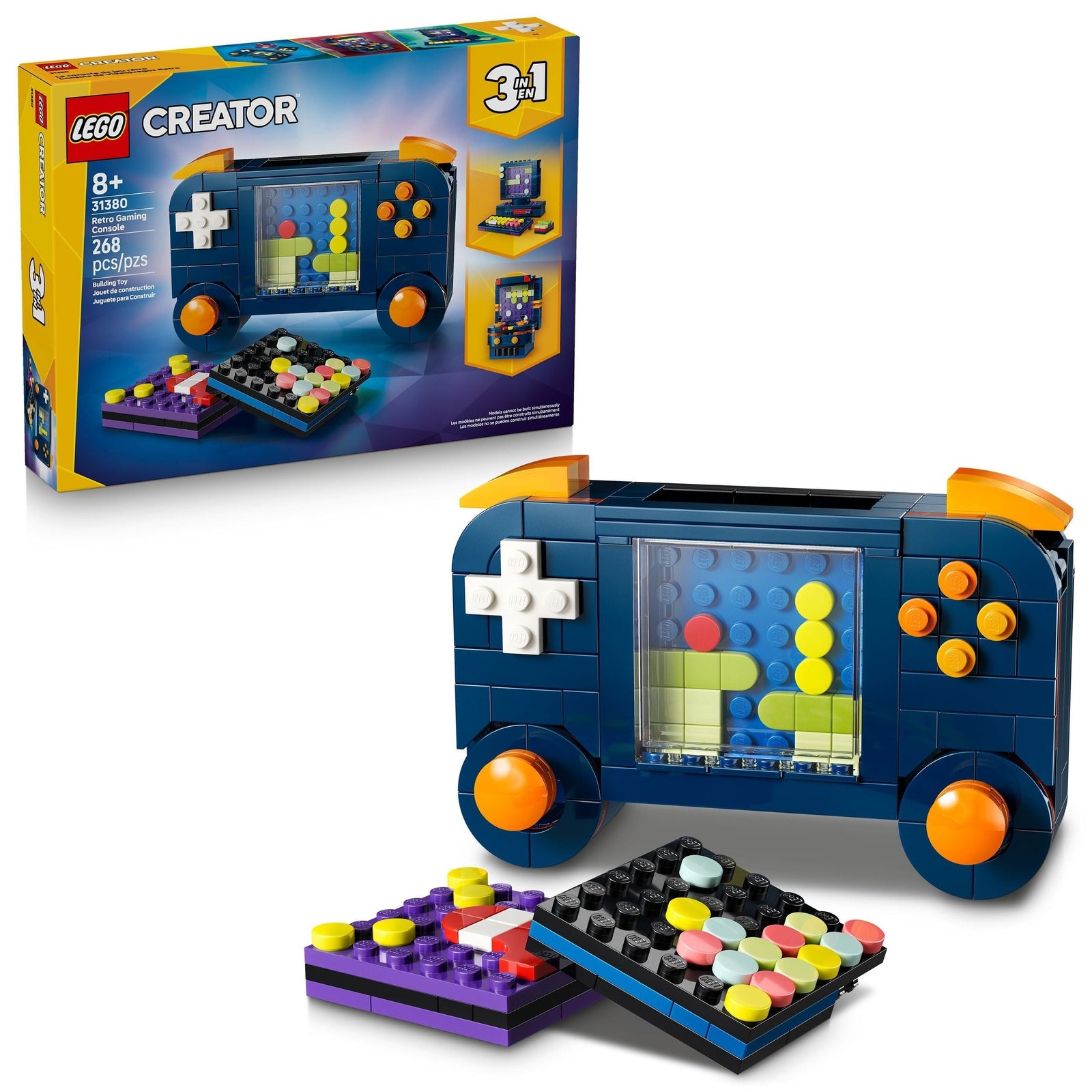 Creator 3-in-1 Retro Gaming Console Building Set - 31380, 268-pcs, Ages 8+ N8B0 - product image 1