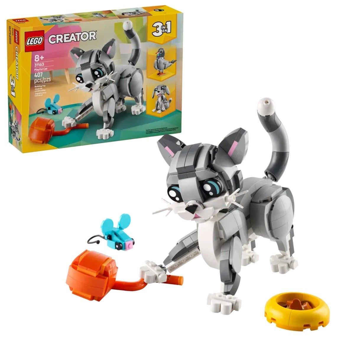 Creator Playful Cat - 31163, 407-pcs, Ages 8+ A1T2 - product image 1