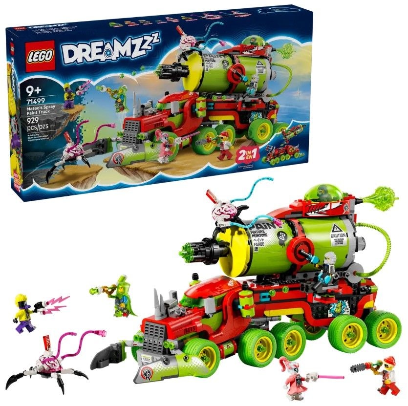 DREAMZzz Mateo's Spray Paint Truck - 71499, 929-pcs, Ages 9+ K9G3 - product image 1
