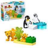 DUPLO Wild Animal Families: Penguins & Lions Toy Building Set - 10442, 10-pcs, Ages 2+ M2H7 - product image 1