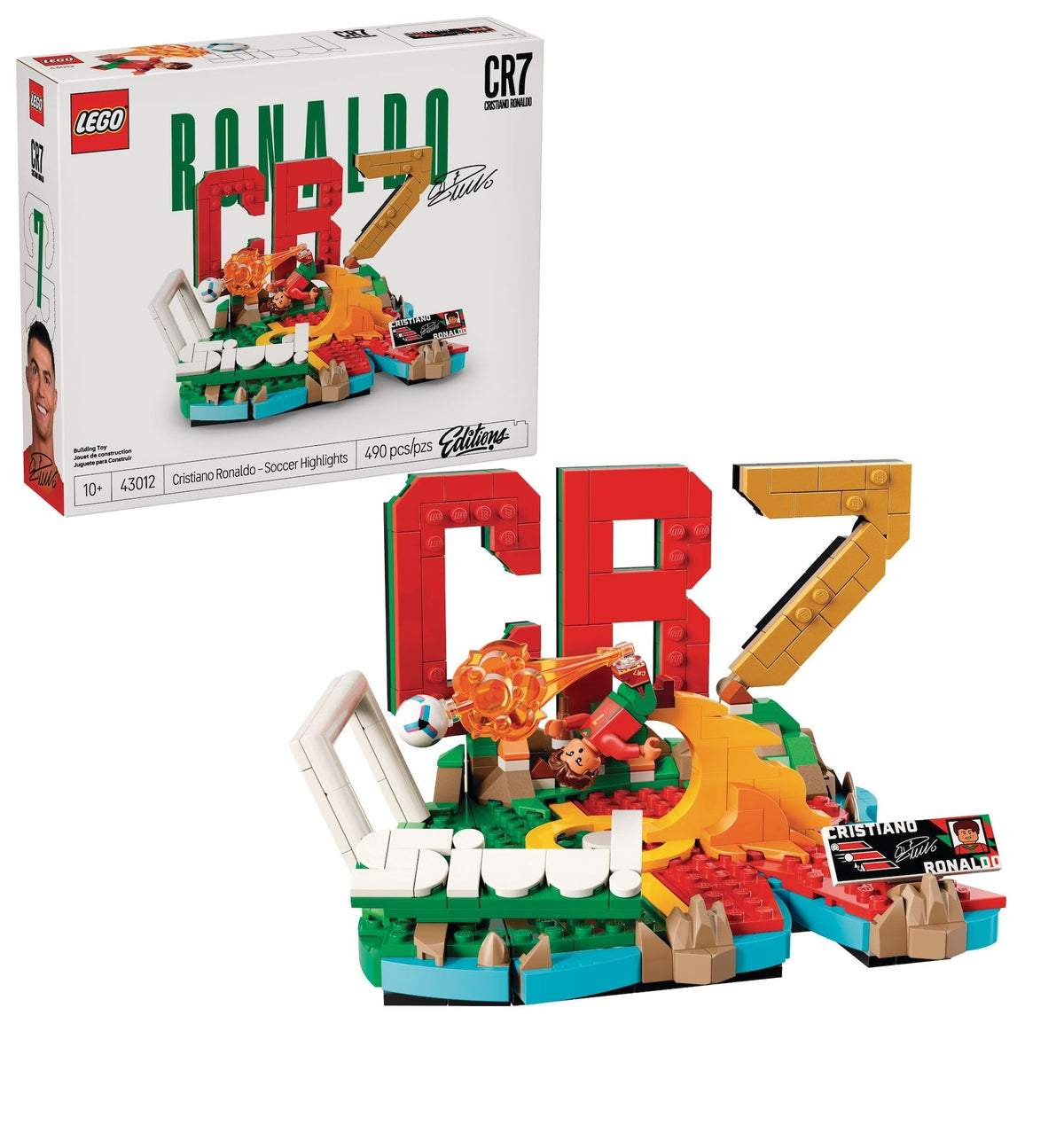 Editions Cristiano Ronaldo, Soccer Highlights - 43012, 490-pcs, Ages 10+ L6X9 - product image 1