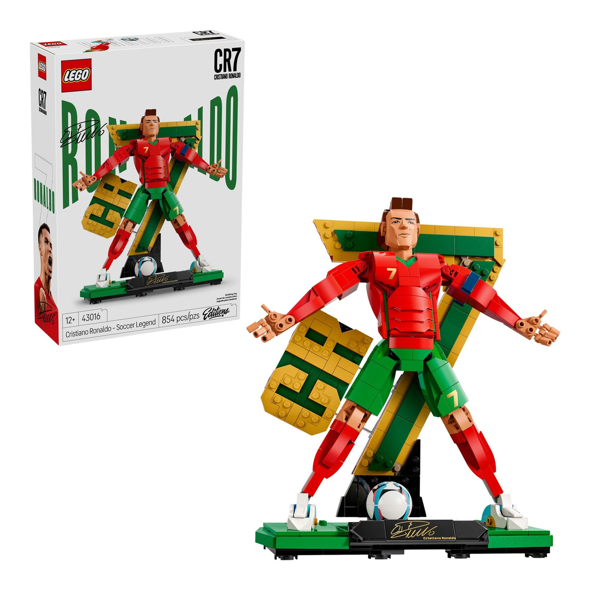 Editions Cristiano Ronaldo, Soccer Legend - 43016, 854-pcs, Ages 12+ B7X7 - product image 1
