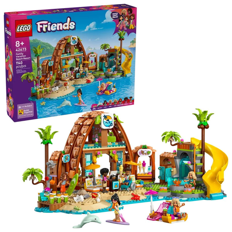 Friends 42673 Family Vacation Beach Resort for Ages 8+, 1140-pc Q4G1