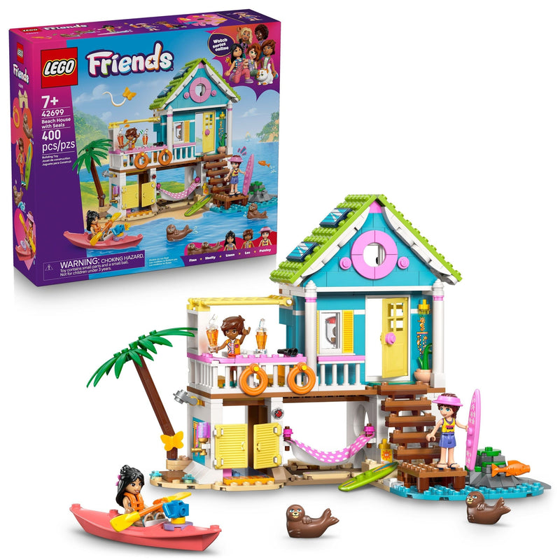 Friends Beach House with Seals - 42699, 400-pcs, Ages 6+ B0B8