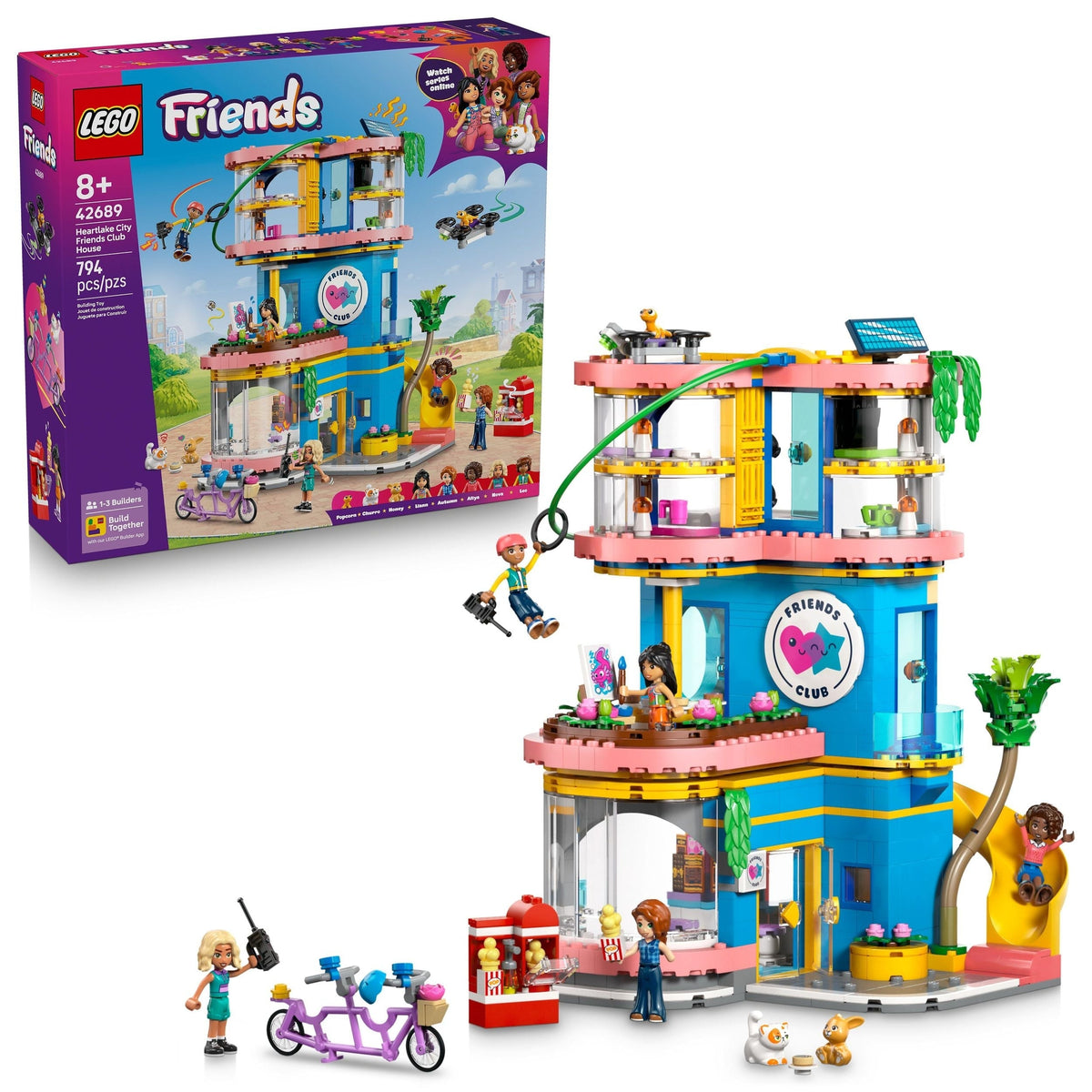 Friends Heartlake City Friends Club House Building Set - 42896, 794-pcs, Ages 8+ S5R1 - product image 1