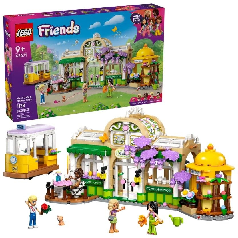 Friends Plant Café and Flower Shop - 42671, 1138-pcs, Ages 9+ W3V6 - product image 1