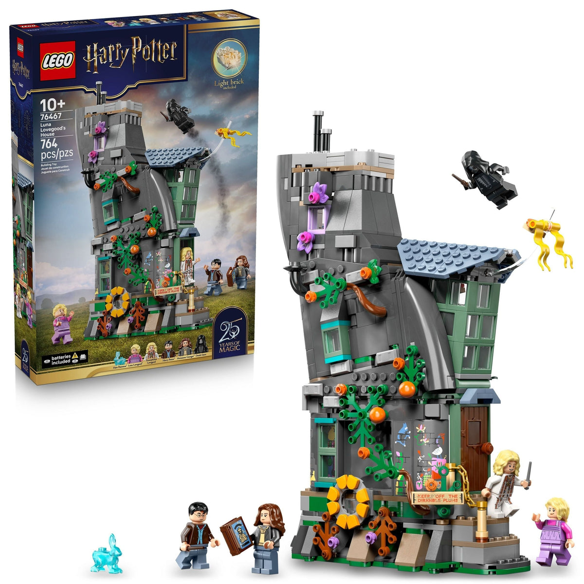 Harry Potter Luna Lovegood's House Toy Building Set- 76467, 764-pcs, Ages 10+ T9X9 - product image 1