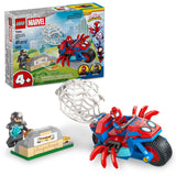 LEGO Spidey And His Amazing Friends Spidey on his Motorcycle vs. Rhino - 11206, 61-pcs, Ages 4+ W8K3 - product image 1