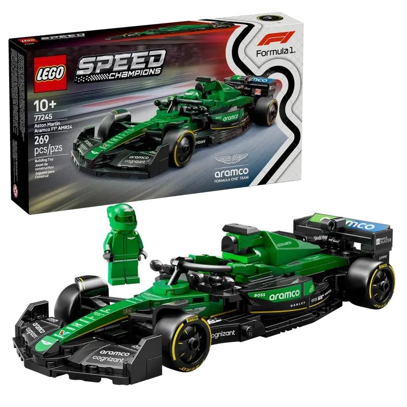Speed Champions Aston Martin Aramco AMR24 F1 Race Car - 77245, 269-pcs, Ages 10+ E3K8 - product image 1