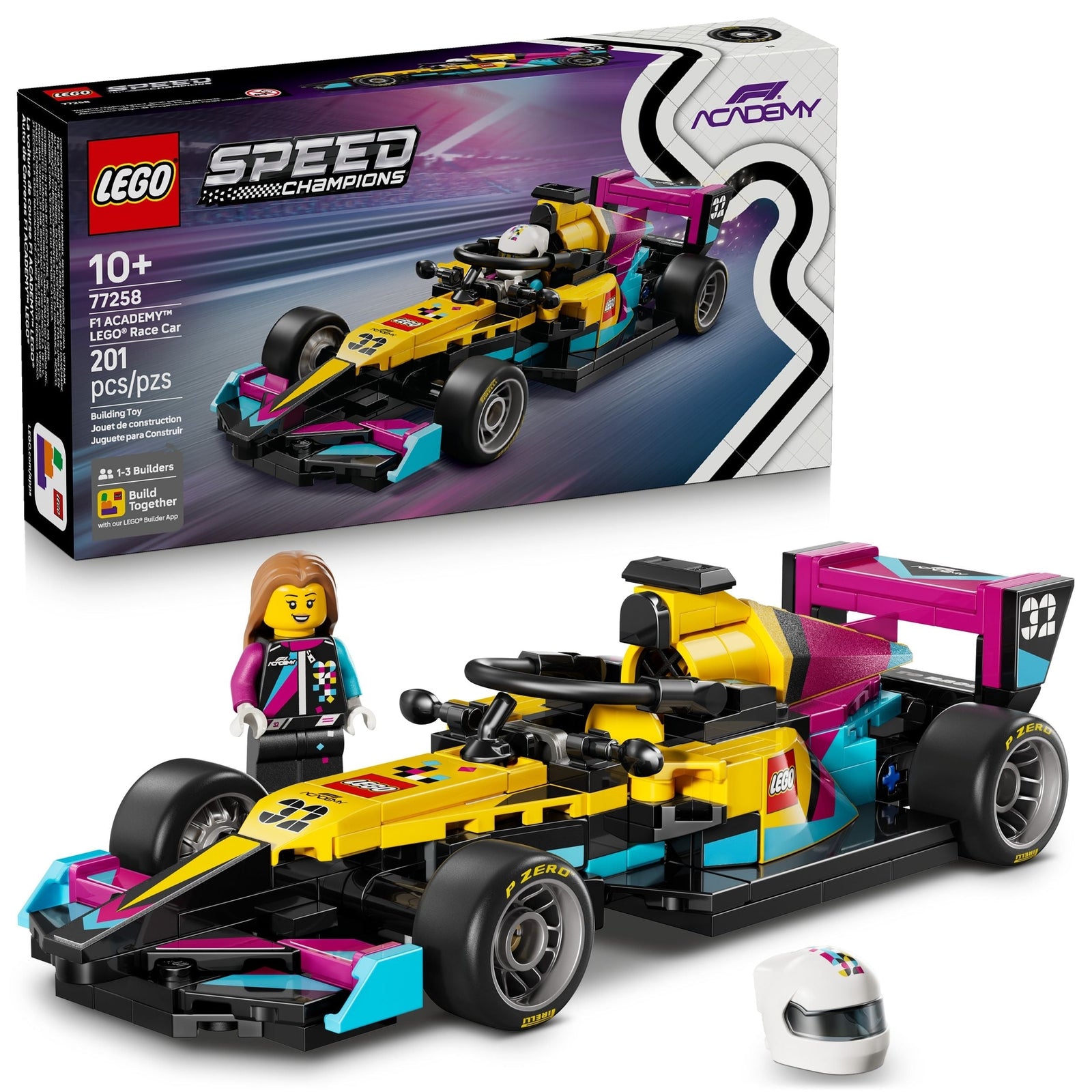 Speed Champions F1 ACADEMY Race Car - 77258, 201-pcs, Ages 10+ X6M2 - product image 1