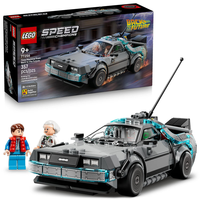Speed Champions Time Machine From Back To The Future - 77256, 357-pcs, Ages 9+ Q9W4