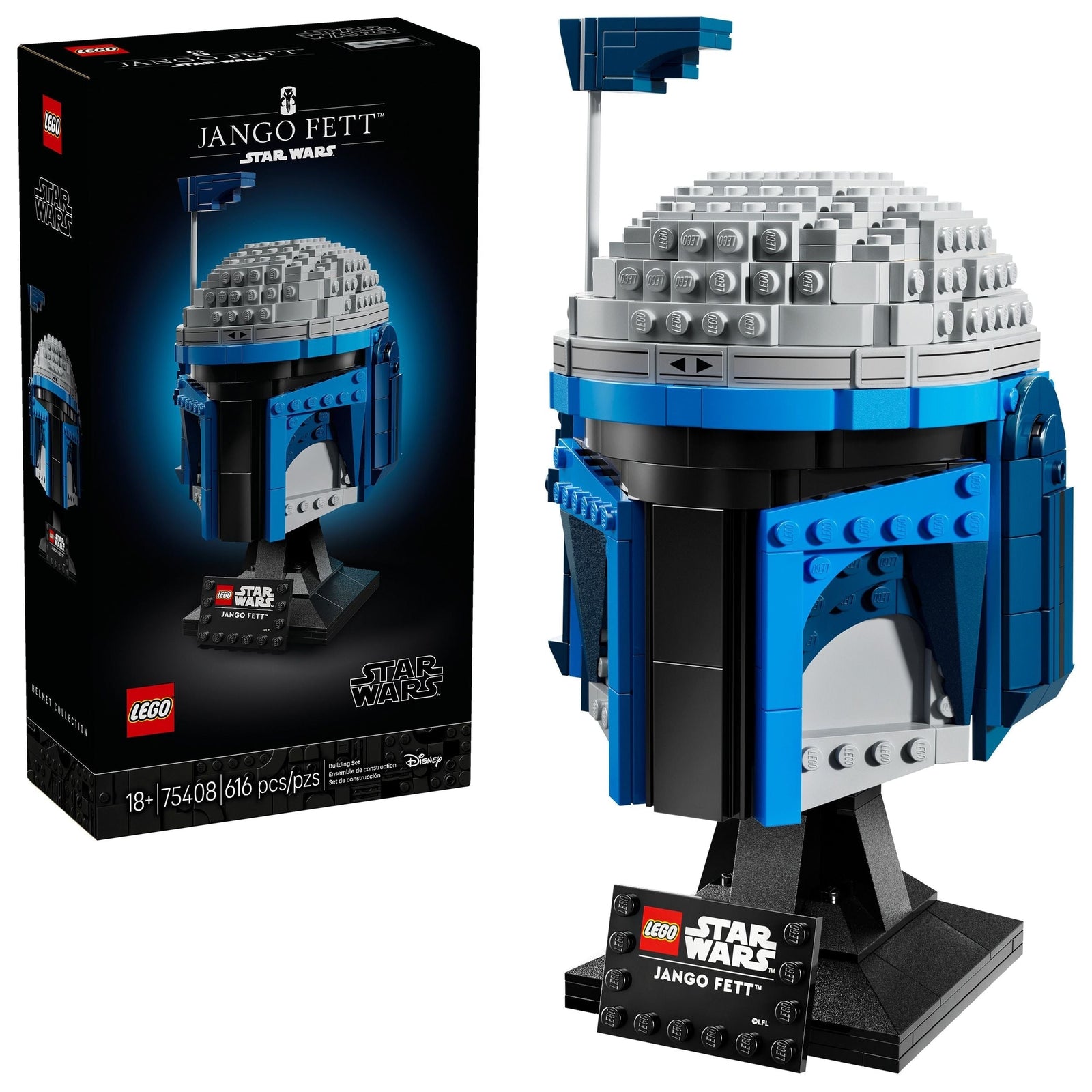 Jango Fett Helmet - 75408, 616-pcs, Ages 18+ U6X7 - product image 1