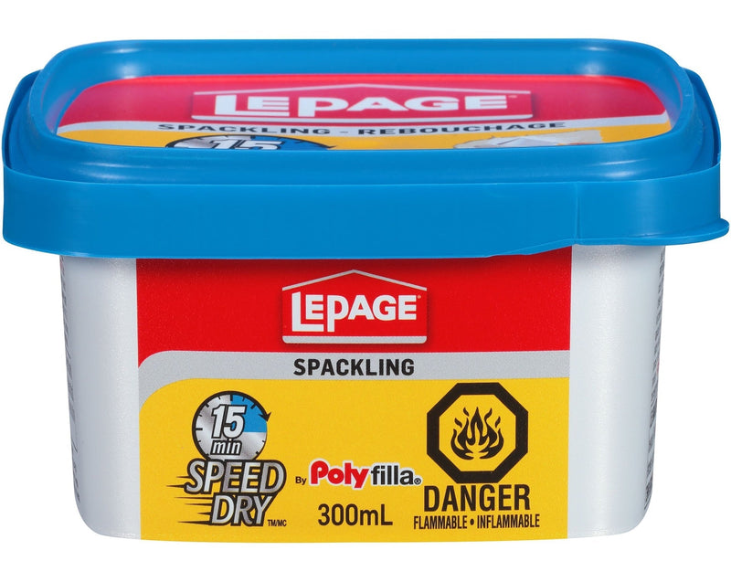 Polyfilla 15-Minute Speed Dry Spackling, Wall Hole/Crack Repair Filler, 300-mL M9P4