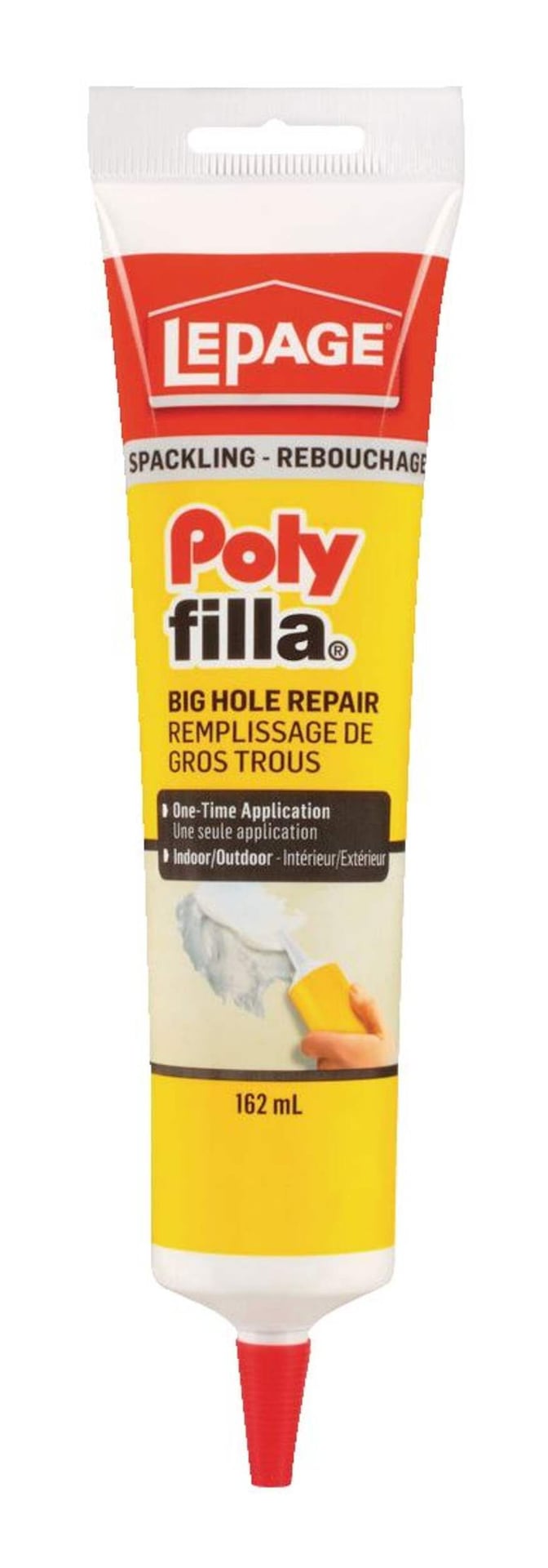 Polyfilla Big Hole Repair Spackling, Hole & Crack Filler, Indoor/Outdoor Use, Assorted Sizes G1L3