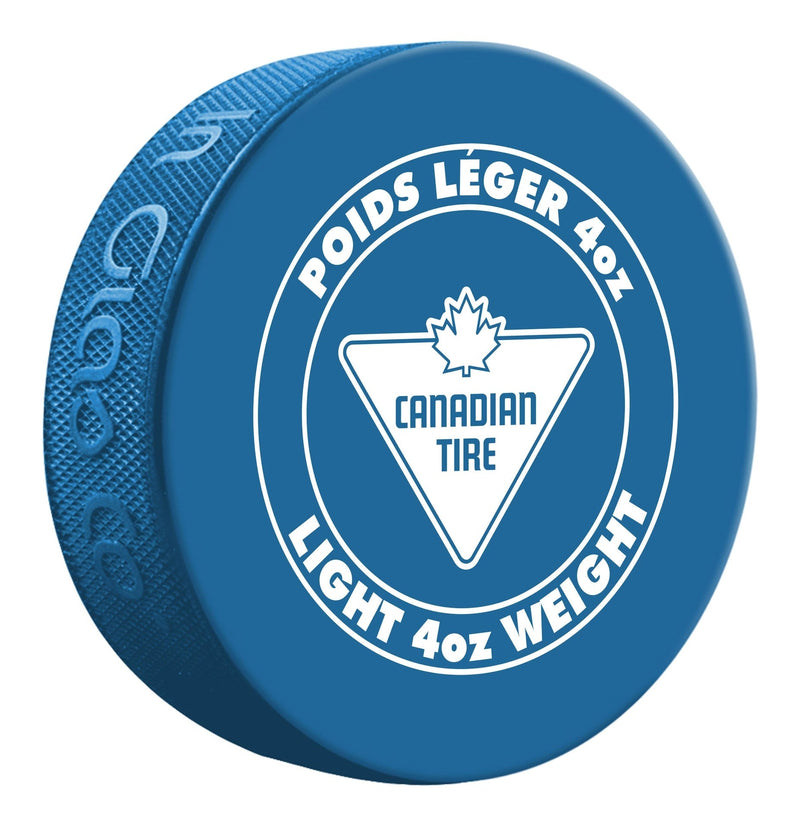 Lightweight Hockey Puck, Blue, 4-oz H7S9
