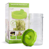 Single Mason Jar Sprouting Kit with Seeds, 3-pc Z4Y9 - product image 1