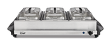 3-Tier Buffet Server/Food Warmer with Warming Tray, Stainless Steel, 300W N2F5 - product image 2