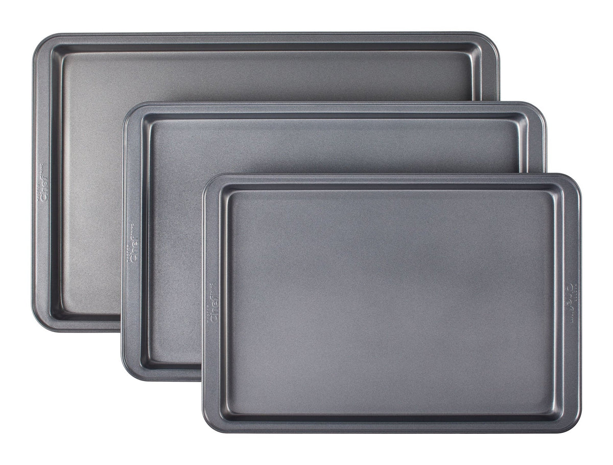 Baking Sheet Set, Assorted Sizes, 3-pc I0K6 - product image 1