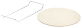 Ceramic Round Pizza Stone & Serving Rack, 15-in N3T9 - product image 1