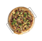 Ceramic Round Pizza Stone & Serving Rack, 15-in N3T9 - product image 5