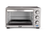 Convection Toaster Oven with 4 Functions, Stainless Steel, Black, 6-Slices S8Y2 - product image 1