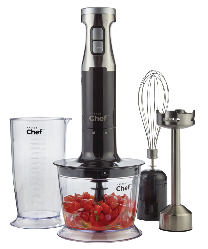 Corded Hand Blender with Whisk, Stainless Steel, Black U3H2 - product image 1