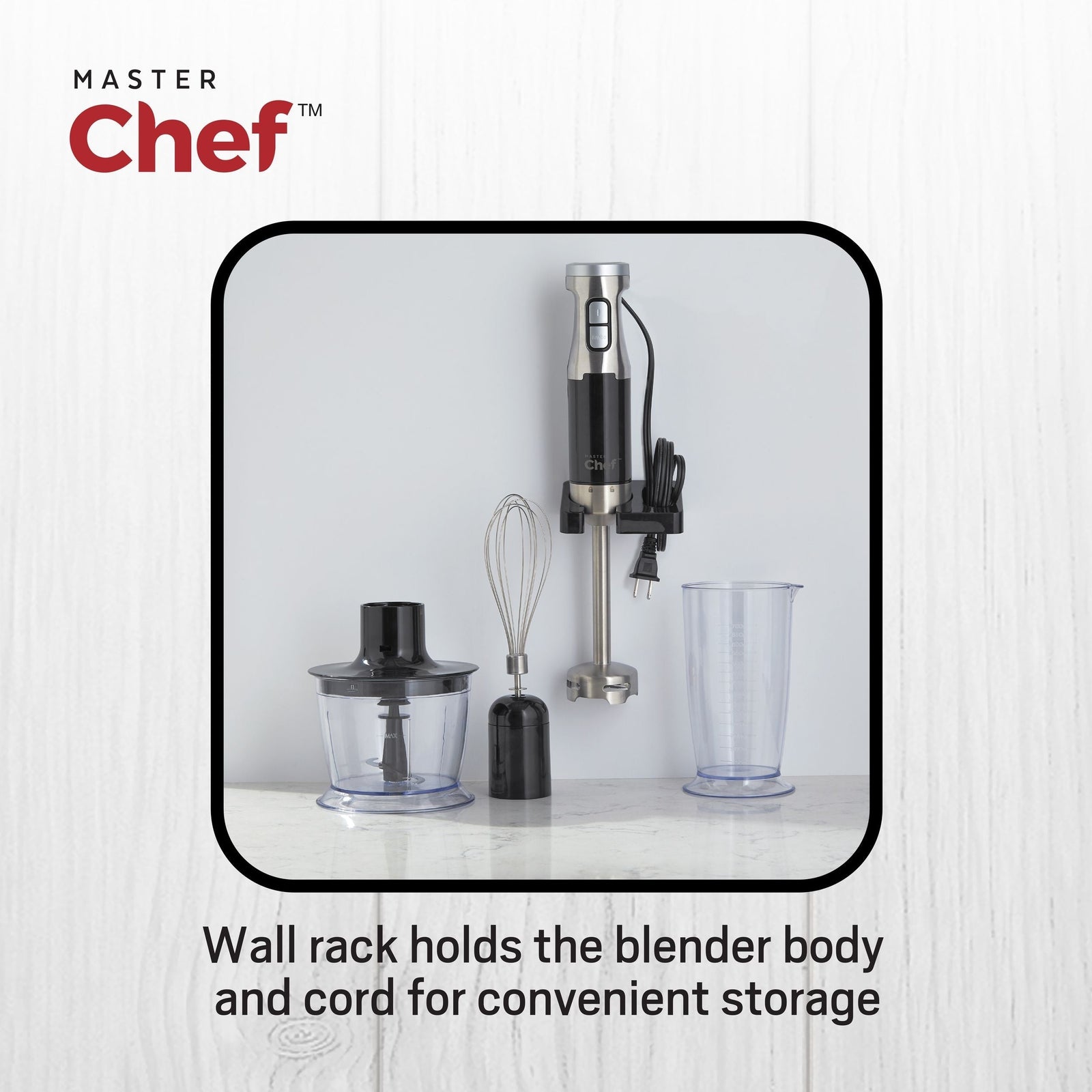 Corded Hand Blender with Whisk, Stainless Steel, Black U3H2 - product image 3