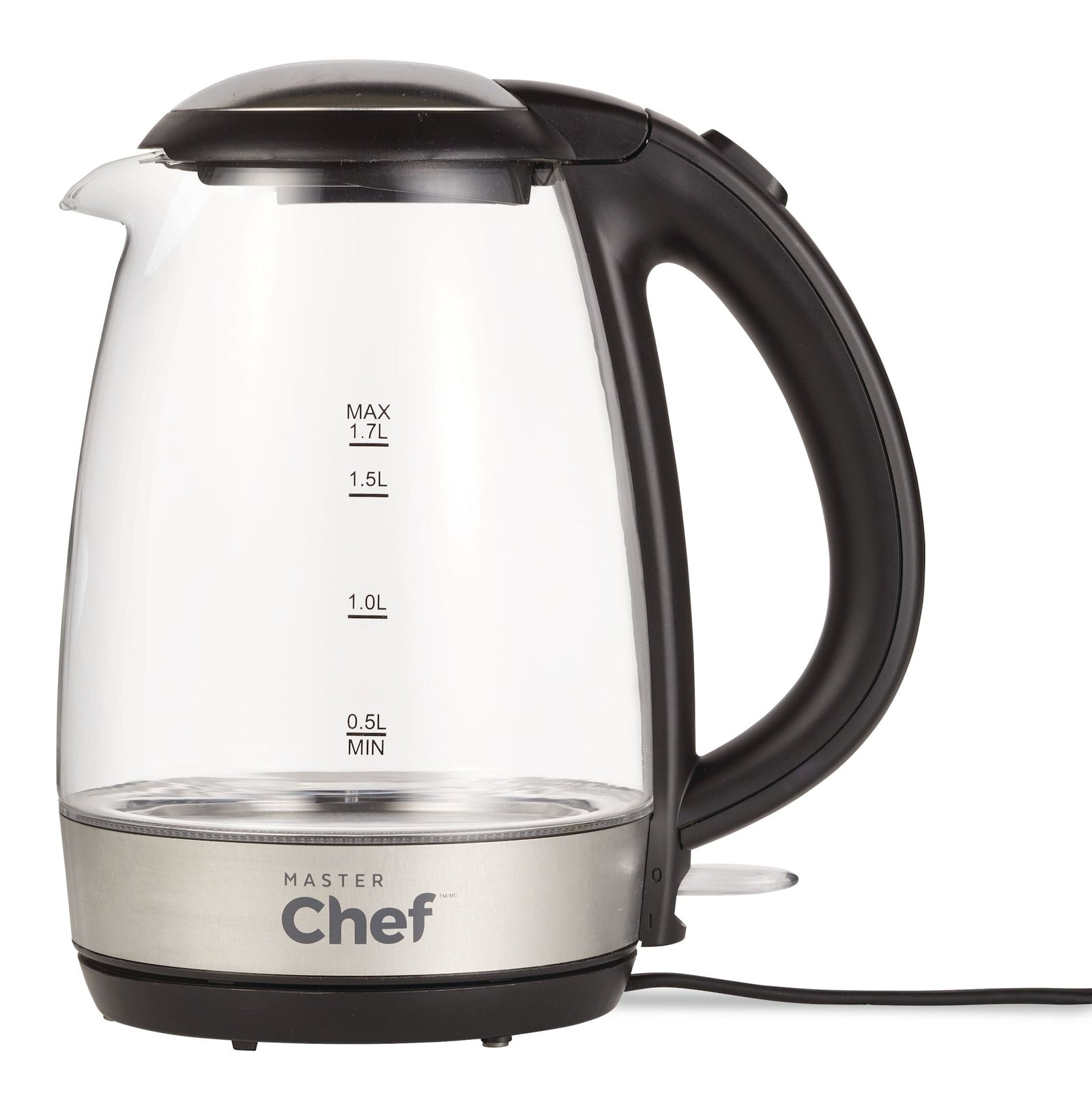 Cordless Electric Kettle with Blue Light, Glass, 1.7L A3K7 - product image 1