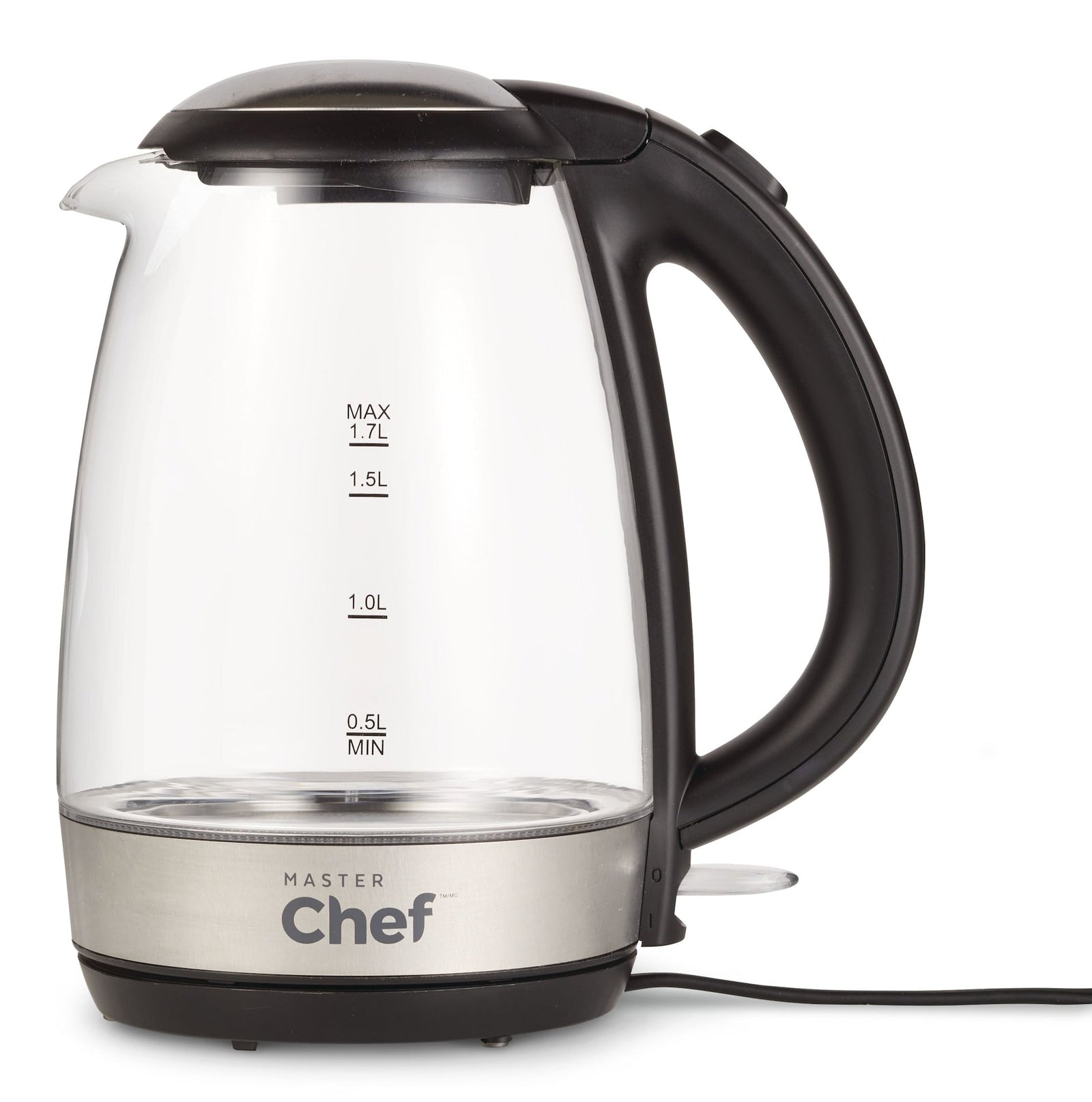 Cordless Electric Kettle with Blue Light, Glass, 1.7L A3K7 - product image 2