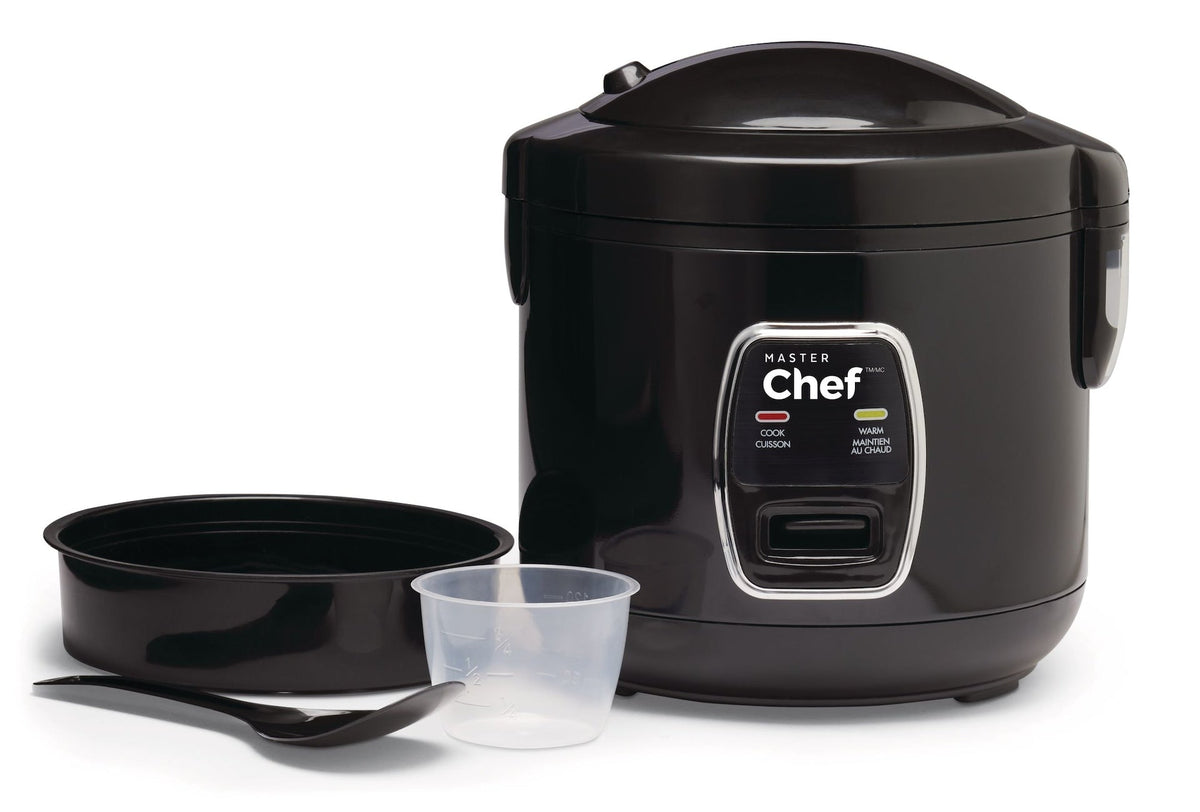 Deluxe Non-Stick Rice Cooker & Steamer, Black, 10 Cups W0Z7 - product image 1