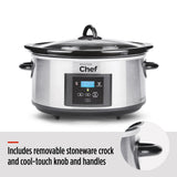 Digital Programmable Slow Cooker, Stainless Steel, 6qt F3W2 - product image 3