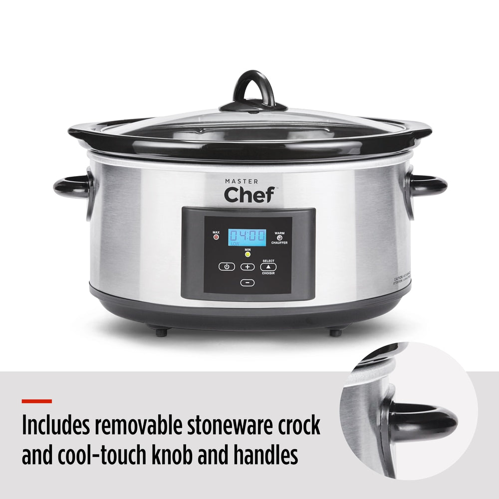 Digital Programmable Slow Cooker, Stainless Steel, 6qt F3W2 - product image 3