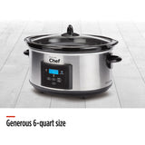 Digital Programmable Slow Cooker, Stainless Steel, 6qt F3W2 - product image 4